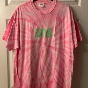 SNS Pink Tie-Dye T-Shirt